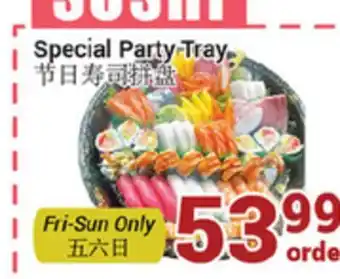 Oceans Fresh Food Market Special party tray offer