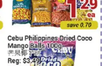 Oceans Fresh Food Market Cebu philipines dried coco mango balls 1009 offer