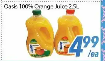 Bestco Food Mart Oasis 100% orange juice offer