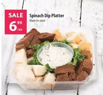 Co-op Spinach Dip Platter offer