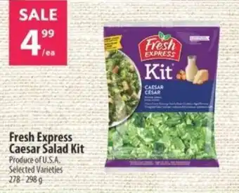 Co-op Fresh Express Caesar Salad Kit Selected Varieties 278-298g offer