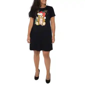 Giant Tiger Comfy cozy women's plus screen printed knit sleepshirt offer