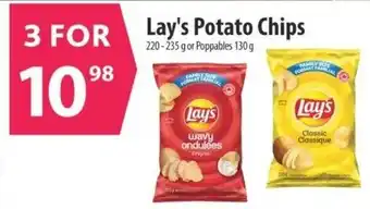 Co-op Lay's Potato Chips 220-235g or Poppables 130g offer