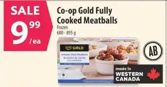 Co-op Co-op Gold Fully Cooked Meatballs Frozen 680-895g offer