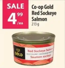 Co-op Co-op Gold Red Sockeye Salmon 213g offer