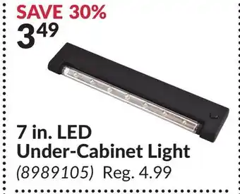 Princess Auto 7 in. led under-cabinet light offer