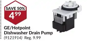 Princess Auto Ge/hotpoint dishwasher drain pump offer