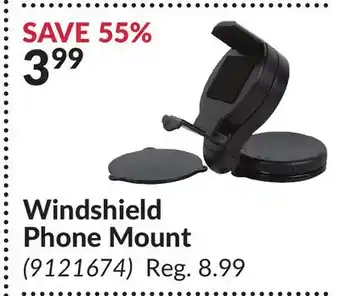 Princess Auto Windshield phone mount offer