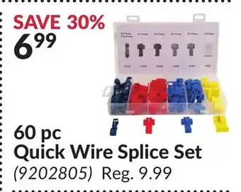 Princess Auto 60 pc quick wire splice set offer