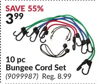 Princess Auto 10 pc bungee cord set offer