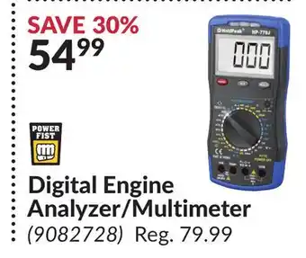 Princess Auto Digital engine analyzer/multimeter offer