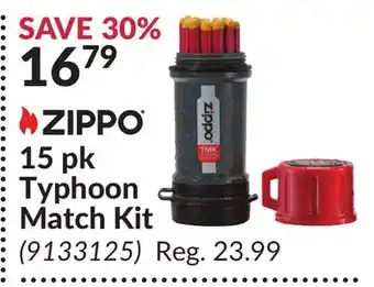 Princess Auto 15 pk typhoon match kit offer