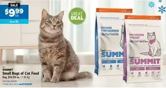 Ren’s Pets Depot All summit small bags of cat food offer