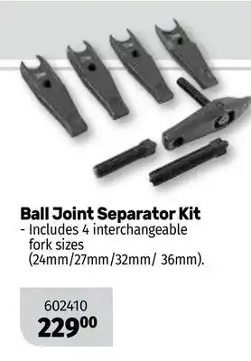 Bumper to Bumper Ball joint separator kit offer