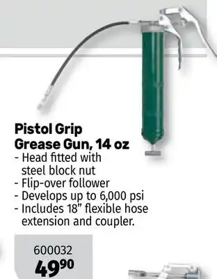 Bumper to Bumper Pistol grip grease gun, 14 oz offer