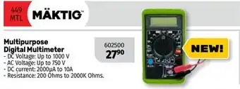 Bumper to Bumper Maktig multipurpose digital multimeter offer