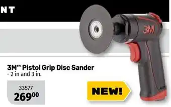 Bumper to Bumper 3m pistol grip disc sander offer