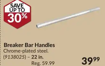 Princess Auto Breaker bar handles offer