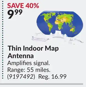 Princess Auto Thin indoor map antenna offer