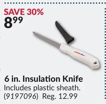 Princess Auto 6 in. insulation knife offer