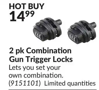 Princess Auto 2 pk combination gun trigger locks offer