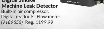 Princess Auto Digital smoke machine leak detector offer