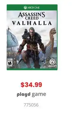 GameStop Xbox one playd game offer