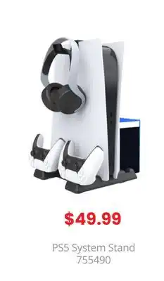 GameStop Biogenik ps5 system stand offer