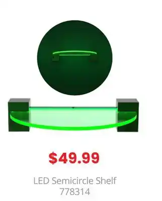 GameStop Led semicircle shelf offer