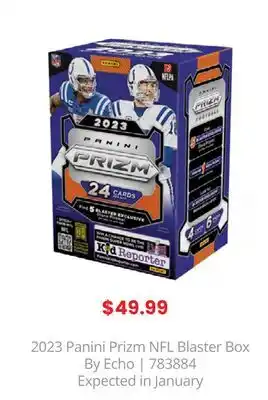 GameStop 2023 panini prizm nfl blaster box by echo offer