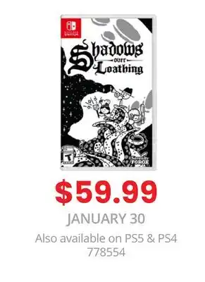 GameStop Nintendo switch shadows over loathing offer