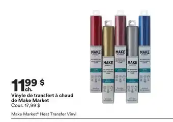 Michaels Vinyle de transfert à chaud de make market offer