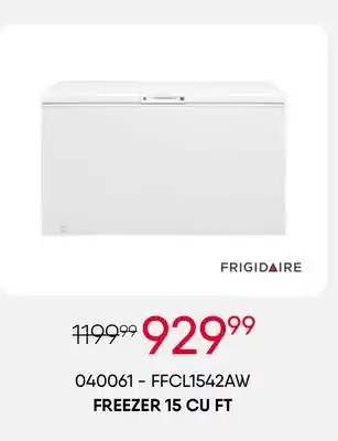 Meubles RD Freezer 15 cu ft offer