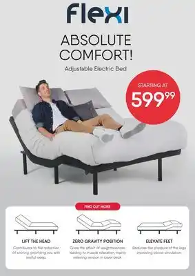 Meubles RD Adjustable electric bed offer