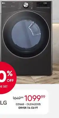 Meubles RD Dryer 7.4 cu ft offer