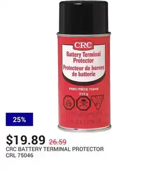 NAPA Auto Parts Battery terminal protector offer