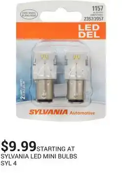 NAPA Auto Parts Led mini bulbs offer