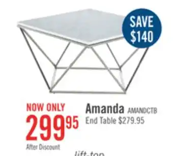 The Brick Amanda coffee table offer