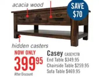 The Brick Casey coffee table offer