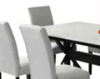The Brick Verona 7-piece dining package with rectangular dining table offer