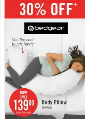 The Brick Bedgear body pillow offer