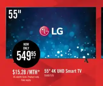 The Brick Lg 55 uq7570 series 4k led smart webos tv offer