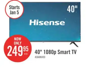 The Brick Hisense a4kv 40 fhd vidaa tv offer