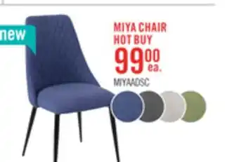 The Brick Miya dining chair - navy offer