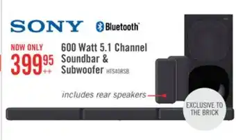 The Brick Sony 5.1-channel 600 w home cinema package - 4a5573 offer