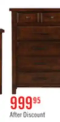 The Brick Sonoma chest offer