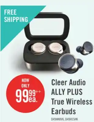 The Brick Cleer audio ally plus true wireless earbuds - grey offer