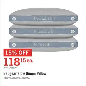 The Brick Bedgear flow 1.0 pillow - stomach sleeper offer