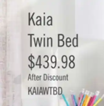 The Brick Kaia twin bed offer