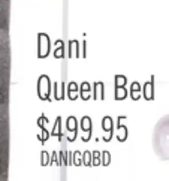 The Brick Dani queen platform bed offer